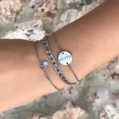 Finaste Letter armband 3 initialen Online