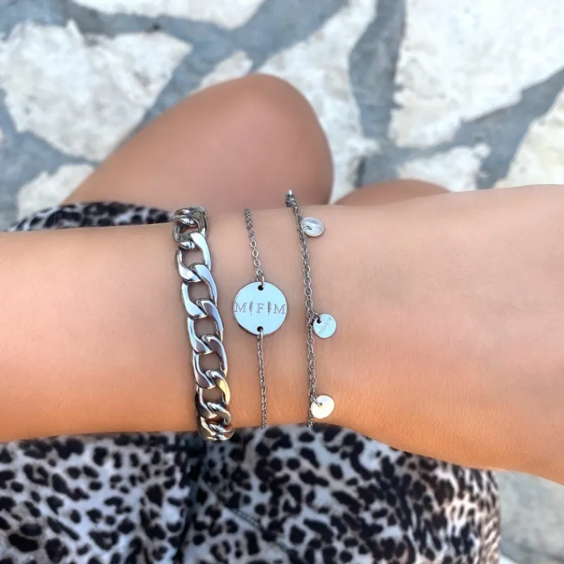 Finaste Letter armband 3 initialen Online