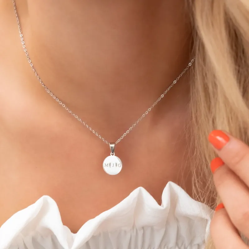 Finaste Letter ketting 3 initialen Online