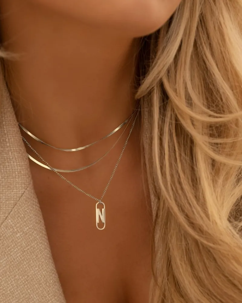 Finaste Letter ketting charm New