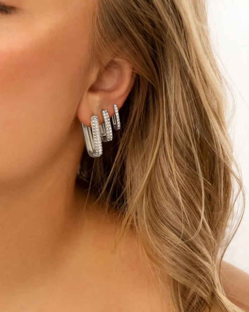 Finaste Little shiny hoops Discount