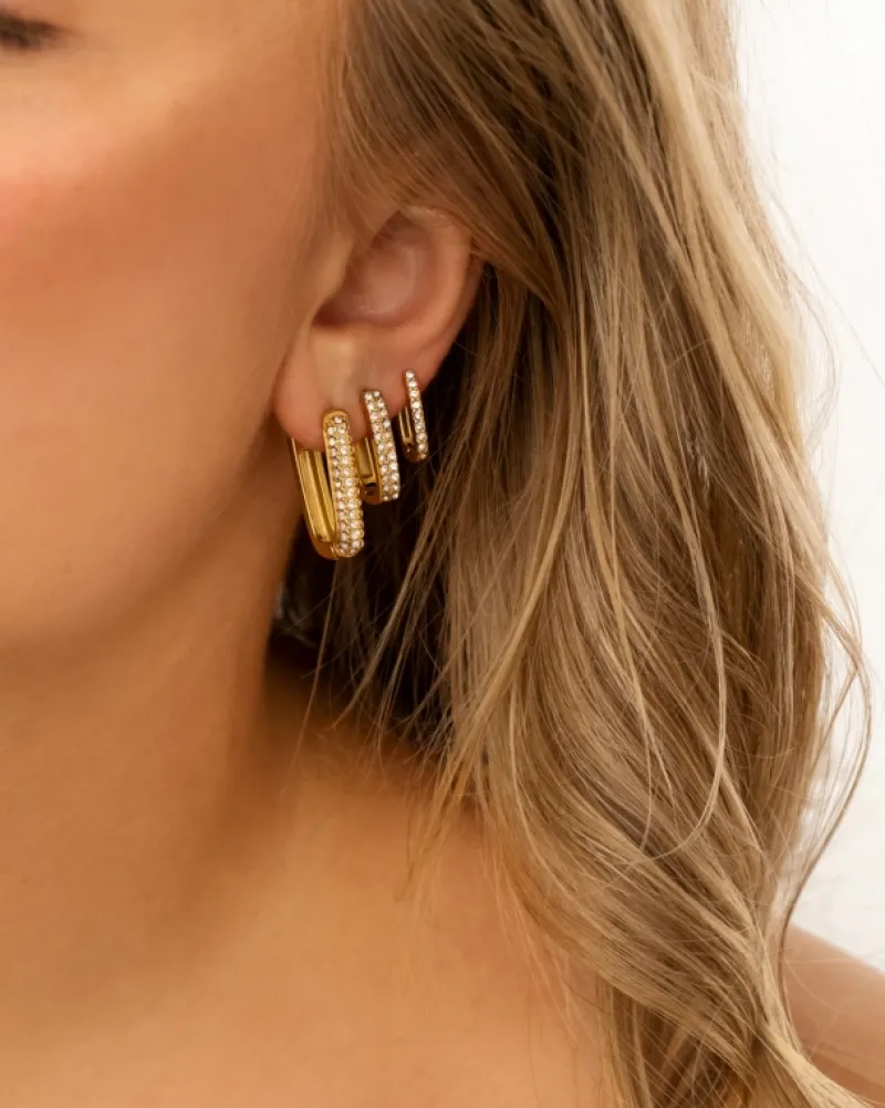 Finaste Little shiny hoops goudkleurig Clearance
