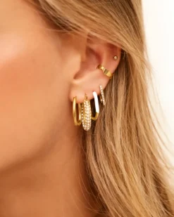Finaste Little shiny hoops goudkleurig Clearance