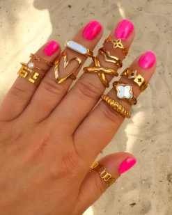 Finaste Love heart ring goldplated Clearance