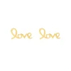 Finaste Love oorbellen goud kleurig Outlet