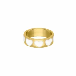 Finaste Love ring fashionista goudkleurig Sale