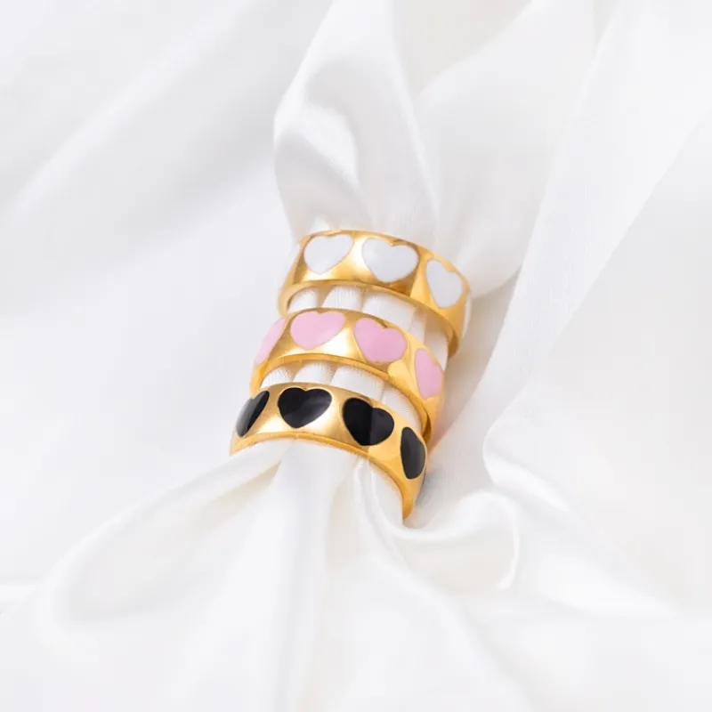 Finaste Love ring fashionista goudkleurig Sale