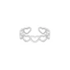 Finaste Lovely hearts ring Hot