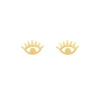 Finaste Lucky eye stud oorbellen goudkleurig Outlet