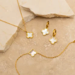 Finaste Luxury Clover ketting kleur goud Hot