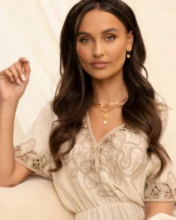 Finaste Luxury Clover ketting kleur goud Hot
