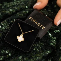 Finaste Luxury Clover ketting kleur goud Hot