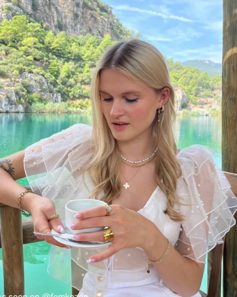 Finaste Luxury clover ring kleur goud Sale