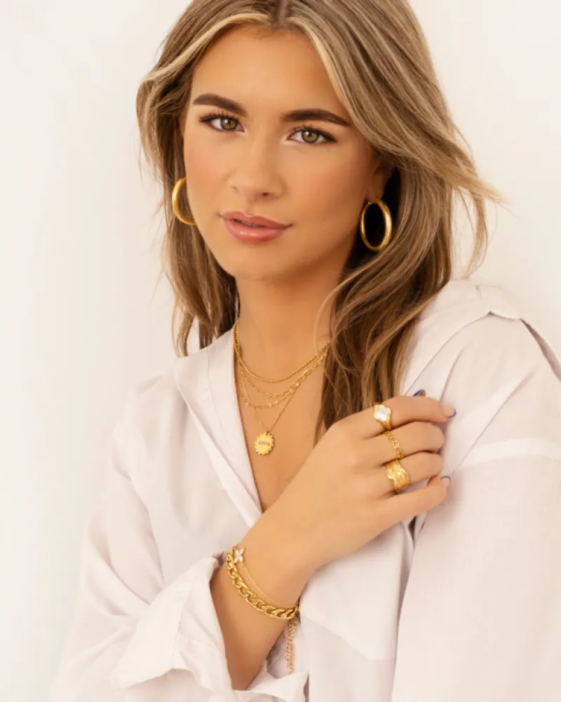 Finaste Luxury clover ring kleur goud Sale