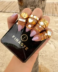 Finaste Luxury clover ring kleur goud Sale