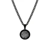 Finaste Mannen ketting met vingerafdruk zwart Best