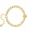 Finaste Mannen Schakelarmband Personaliseren Goud Kleurig Fashion