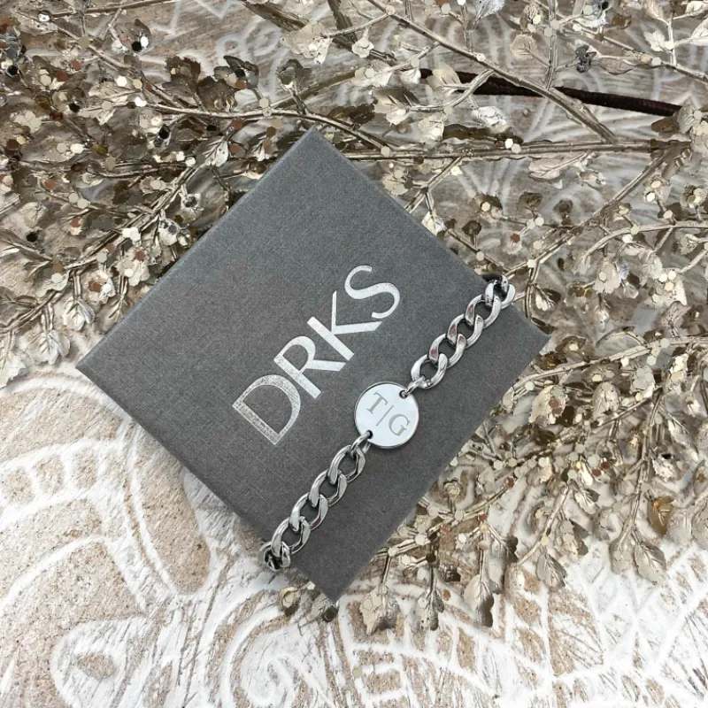 Finaste Mannen Schakelarmband Personaliseren Discount