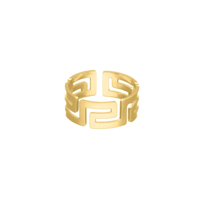 Finaste Maze ring goldplated Clearance