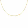 Finaste Mini initial ketting met hartje goudkleurig Online