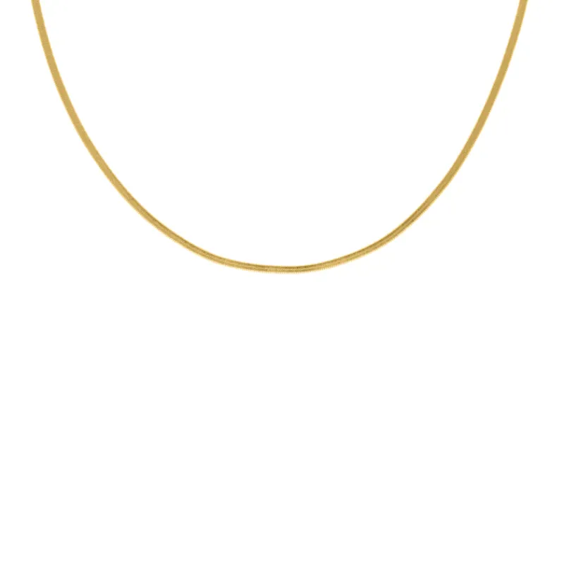 Finaste Mini snake ketting goudkleurig Outlet