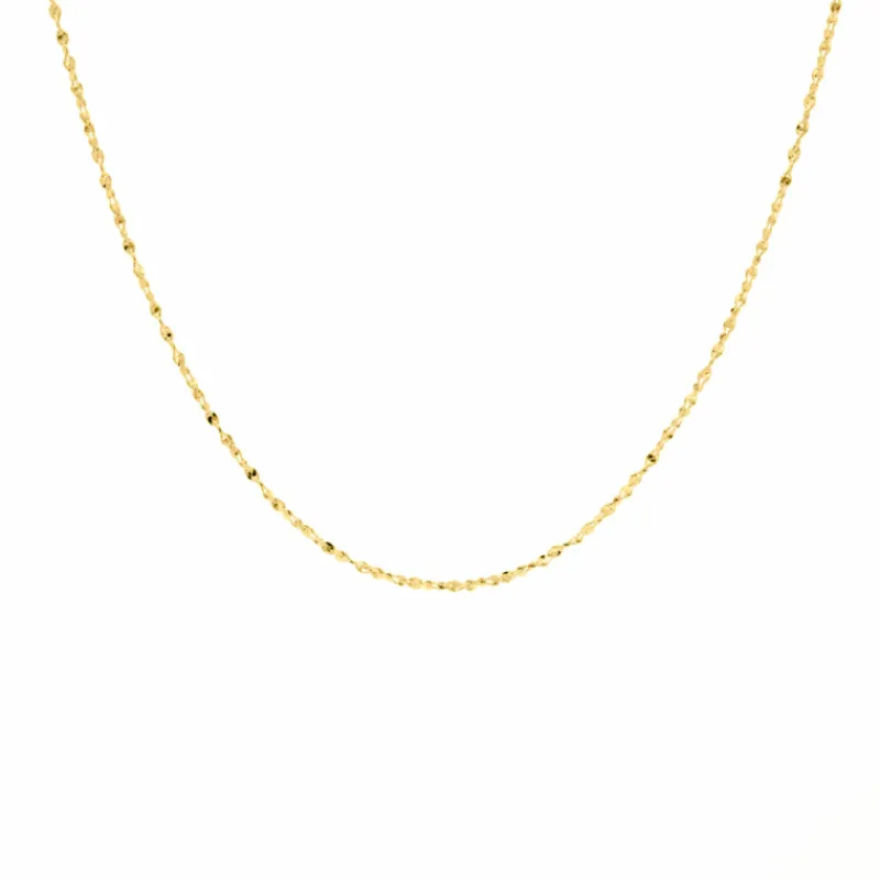 Finaste Minimalistische Fijne Ketting Goud Kleurig Hot
