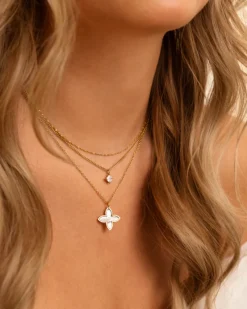 Finaste Minimalistische Fijne Ketting Goud Kleurig Hot