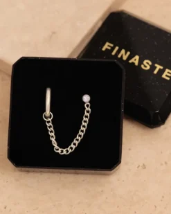 Finaste Minimalistische ketting oorbel Fashion
