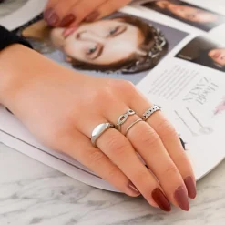Finaste Minimalistische ring Fashion