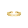 Finaste Minimalistische ring verstelbaar goudkleurig Outlet
