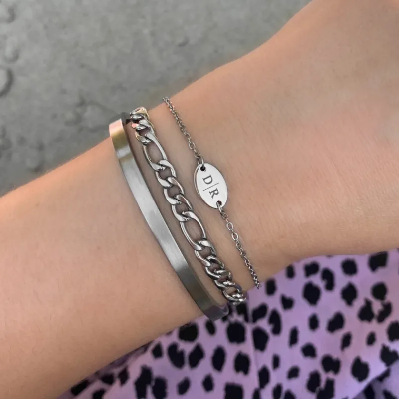 Finaste Musthave armbandje met 2 letters Sale