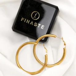 Finaste Musthave hoops large goudkleurig Best