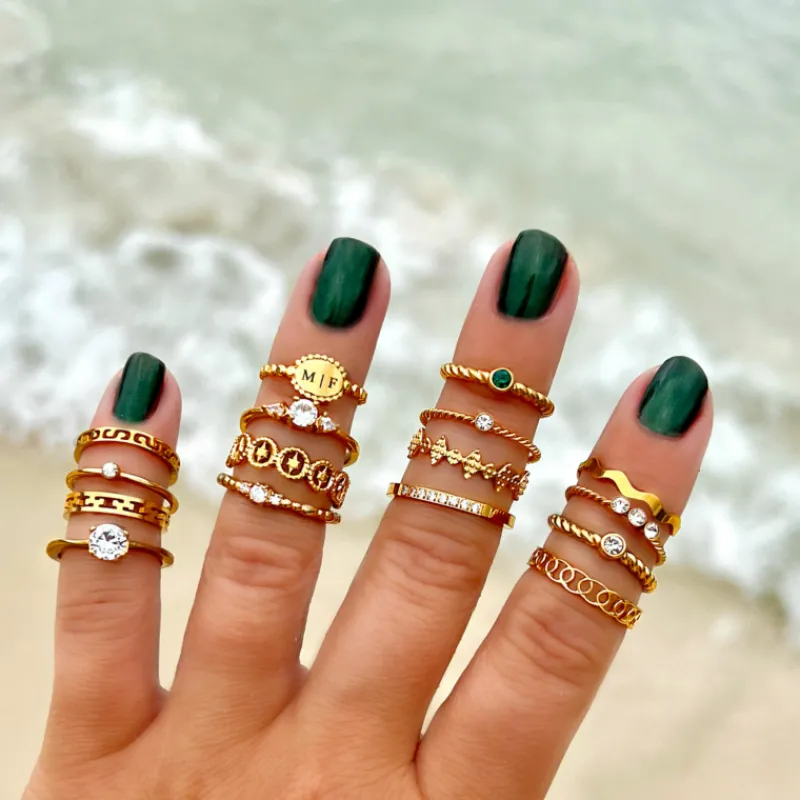 Finaste Musthave ring vintage goudkleurig Online