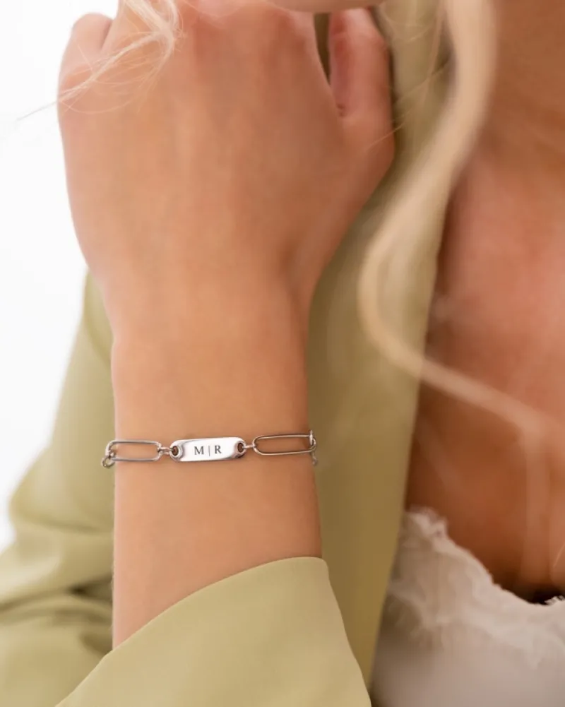 Finaste Naam armband chunky chain Fashion