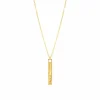 Finaste Naamketting Bar Goud Kleurig Sale