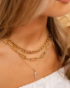 Finaste Necklace glam stones goldplated New