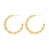 Finaste Oorbellen bamboo chic goudkleurig Fashion