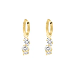 Finaste Oorbellen chic gems goudkleurig Fashion