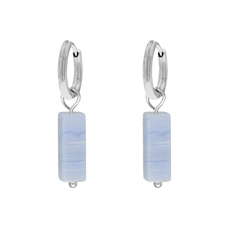 Finaste Oorbellen icey blue Online