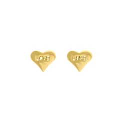 Finaste Oorbellen love hartje kleur goud Online