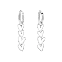 Finaste Oorbellen love hearts Sale