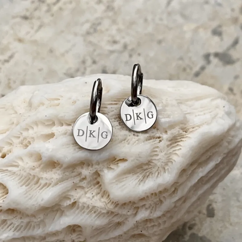 Finaste Oorbellen Met Drie Letters Sale