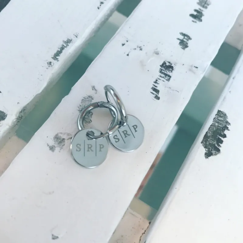 Finaste Oorbellen Met Drie Letters Sale