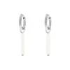 Finaste Oorbellen milky white New