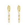 Finaste Oorbellen nude beads goldplated Fashion