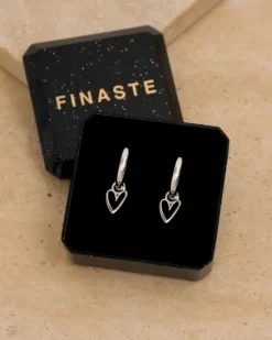 Finaste Oorbellen one love heart Hot