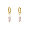Finaste Oorbellen pastel hanger goudkleurig Best