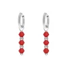 Finaste Oorbellen red beads Best