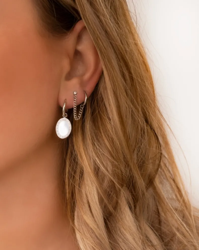 Finaste Oorbellen vintage coin Hot