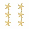 Finaste Oorhangers zeesterren goudkleurig Clearance